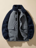 Men's Relaxed Fit Full-Zip Mock Neck Jacket