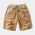 Men's Ribbed Drawstring Shorts
