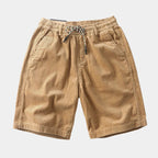 Men's Ribbed Drawstring Shorts