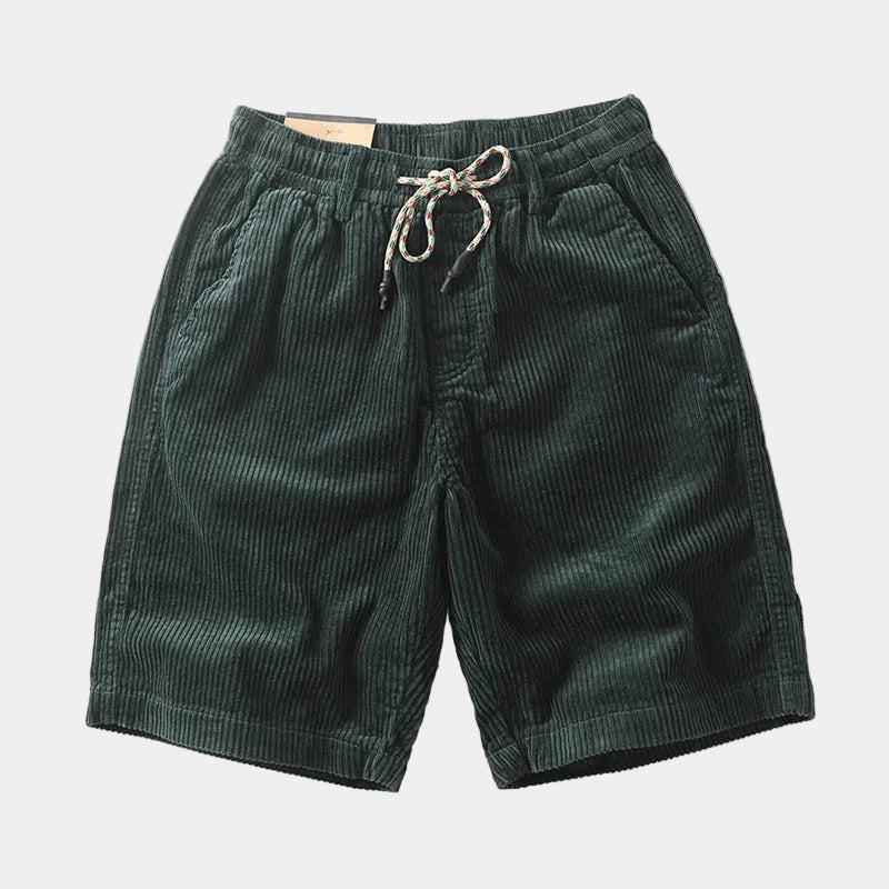 Men's Ribbed Drawstring Shorts