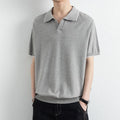 Men's Ribbed Hem Polo Shirt