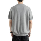 Men's Ribbed Hem Polo Shirt