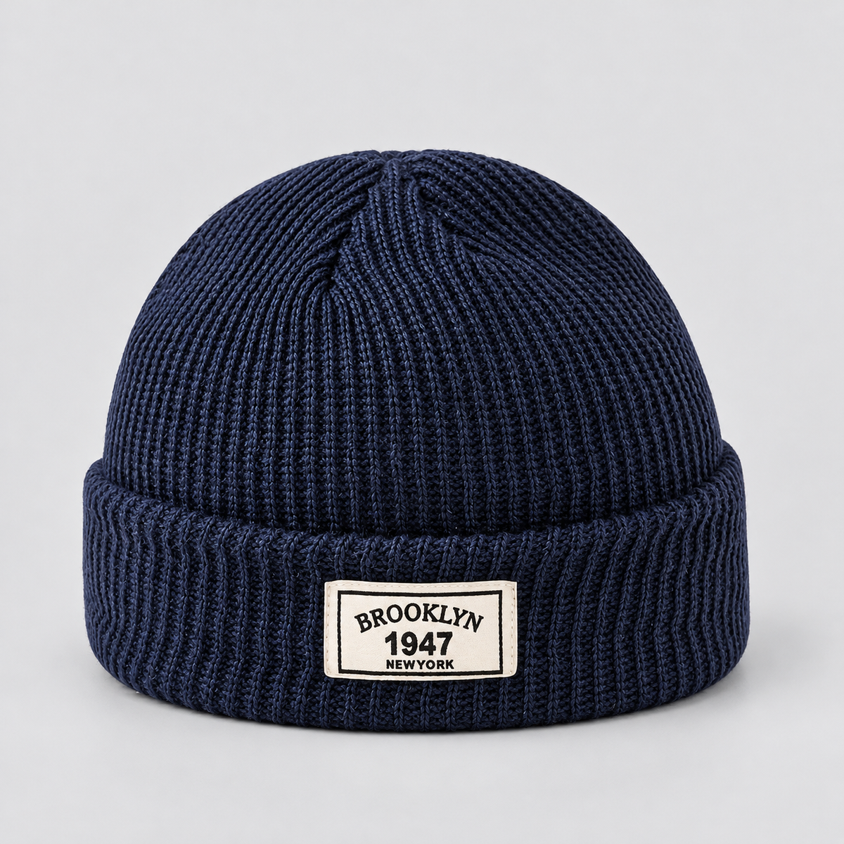 Men’s Ribbed Knit Fisherman Beanie