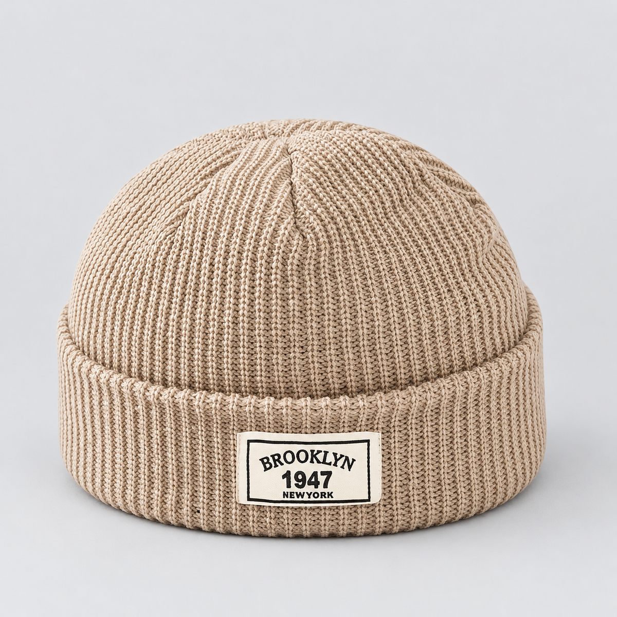 Men’s Ribbed Knit Fisherman Beanie