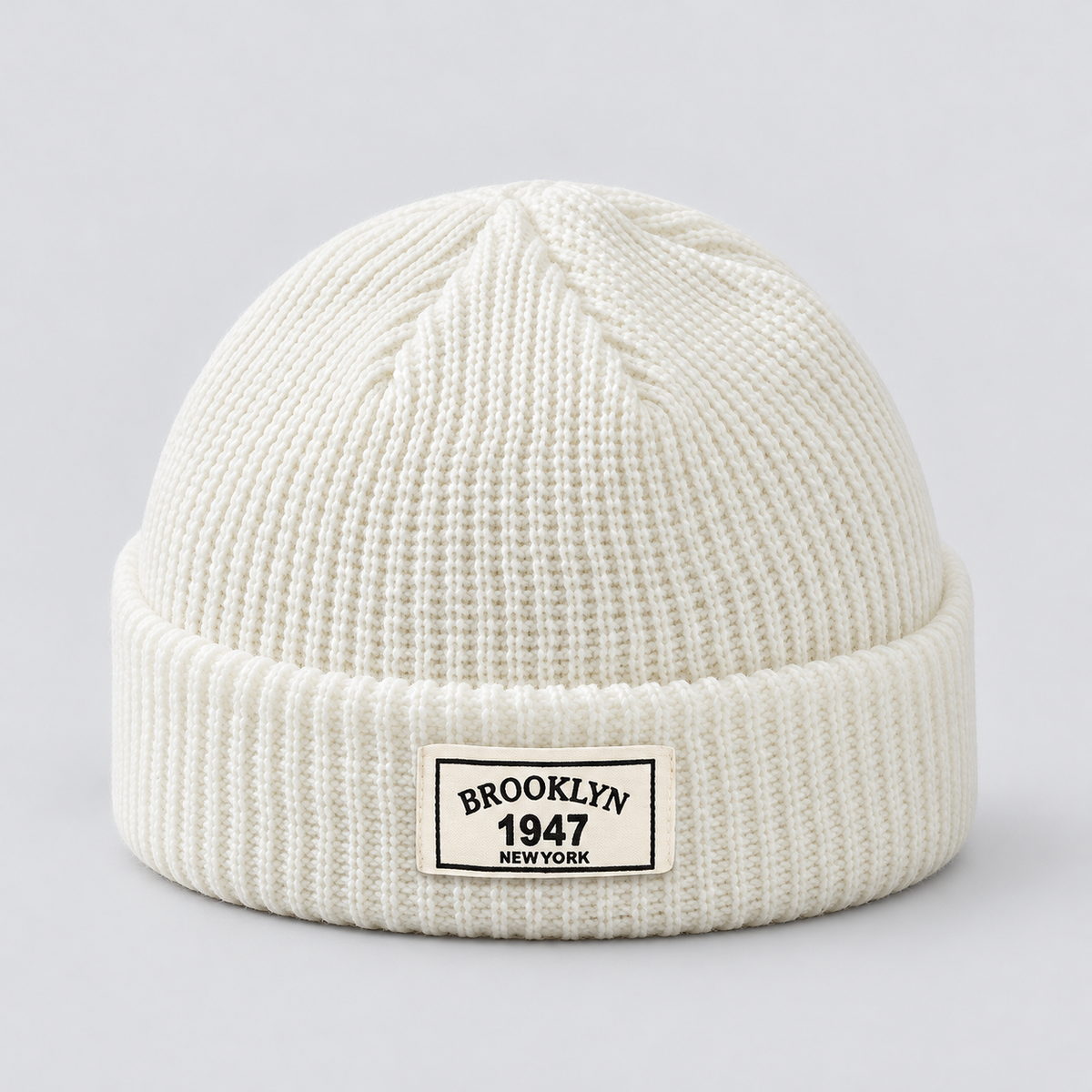 Men’s Ribbed Knit Fisherman Beanie