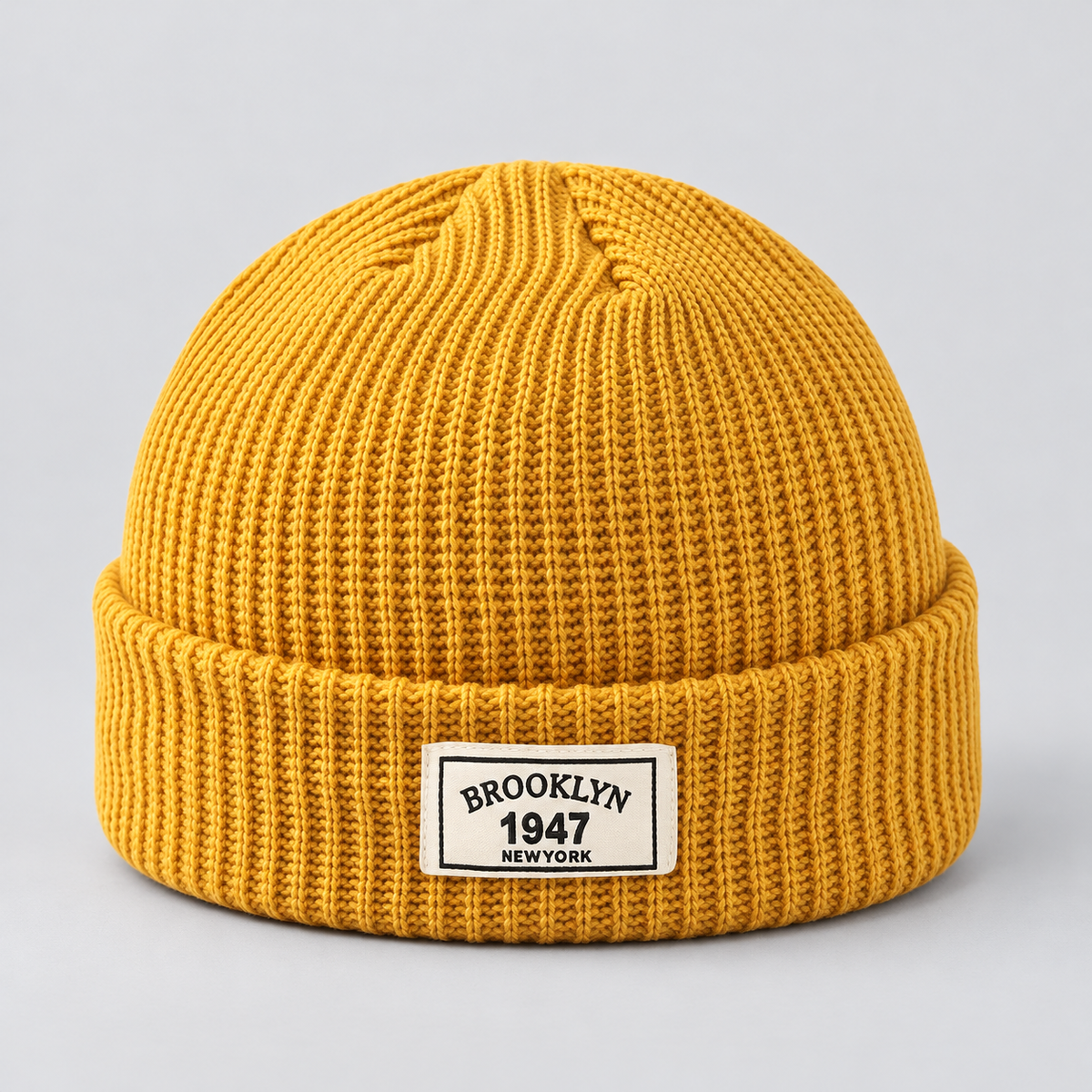Men’s Ribbed Knit Fisherman Beanie