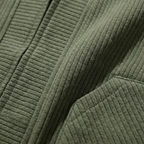 Men's Ribbed Oversized Full-Zip Cardigan
