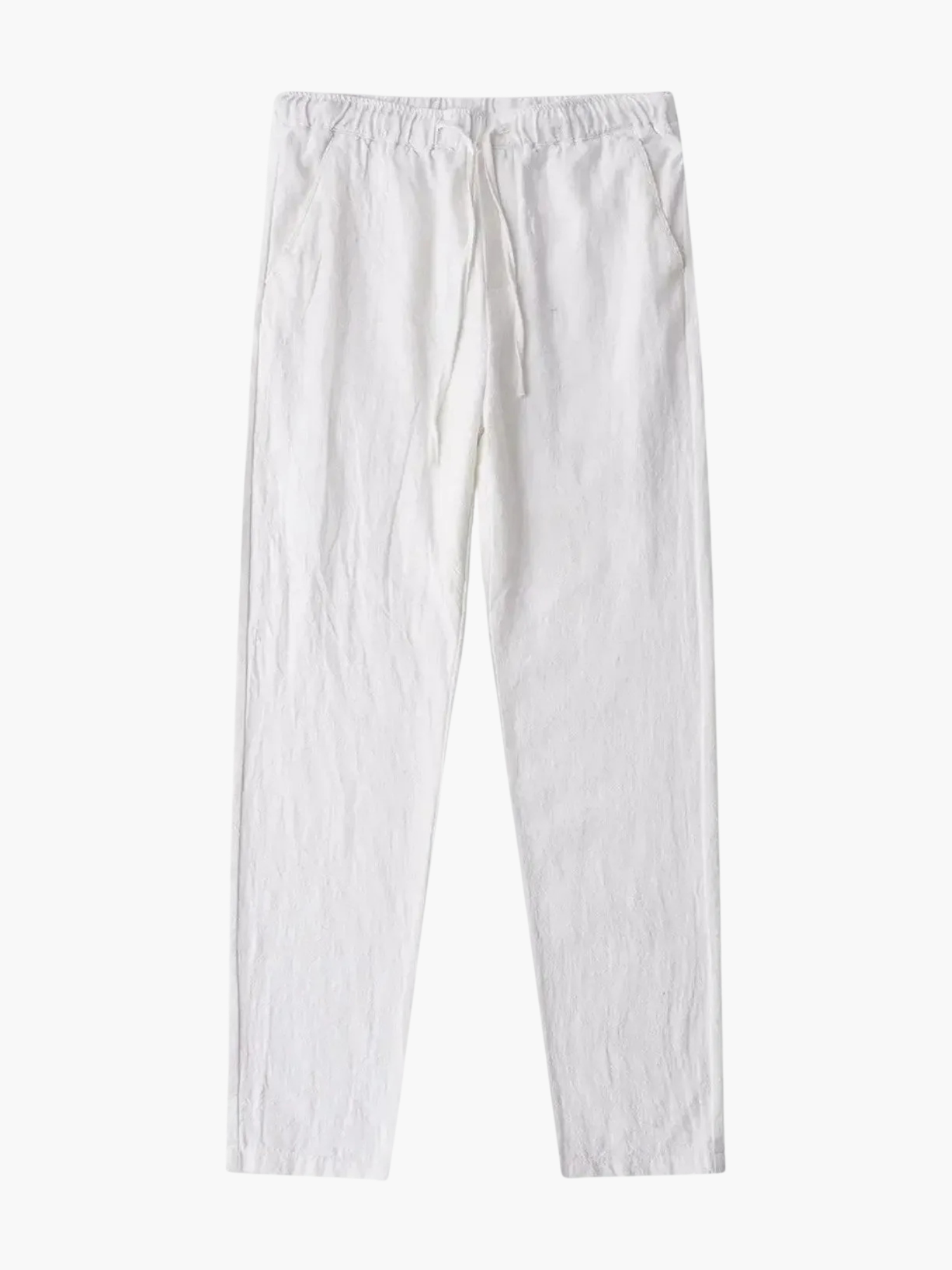 Men's Ribbed Polo and Drawstring Pants Set