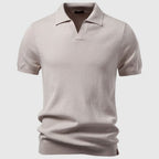 Men's Ribbed Polo Shirt