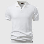 Men's Ribbed Polo Shirt