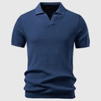 Men's Ribbed Polo Shirt