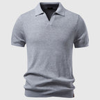 Men's Ribbed Polo Shirt