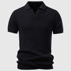 Men's Ribbed Polo Shirt