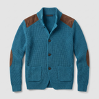 Men's Ribbed Shawl Collar Cardigan