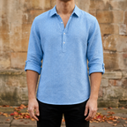 Men's Roll-Up Sleeve Pullover Shirt