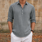 Men's Roll-Up Sleeve Pullover Shirt