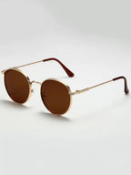 Men's Round Frame Tinted Sunglasses