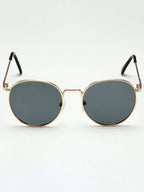 Men's Round Frame Tinted Sunglasses