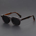 Men's Round Lens Tinted Sunglasses