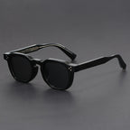 Men's Round Lens Tinted Sunglasses