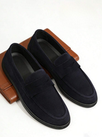 Men's Round Toe Penny Loafers