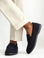 Men's Round Toe Penny Loafers