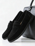 Men's Round Toe Penny Loafers