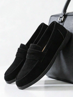 Men's Round Toe Penny Loafers