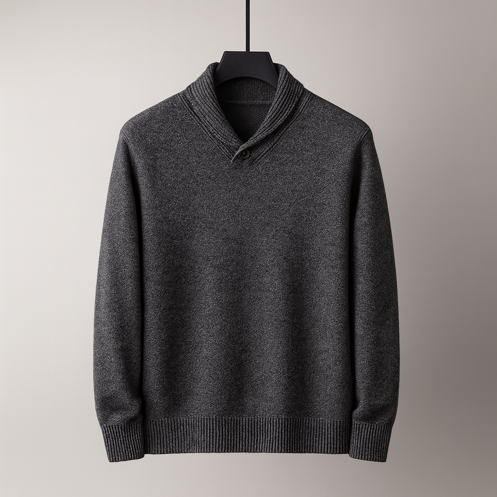 Men's Shawl Collar Sweater