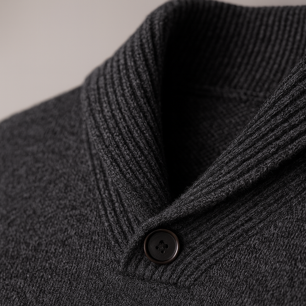 Men's Shawl Collar Sweater