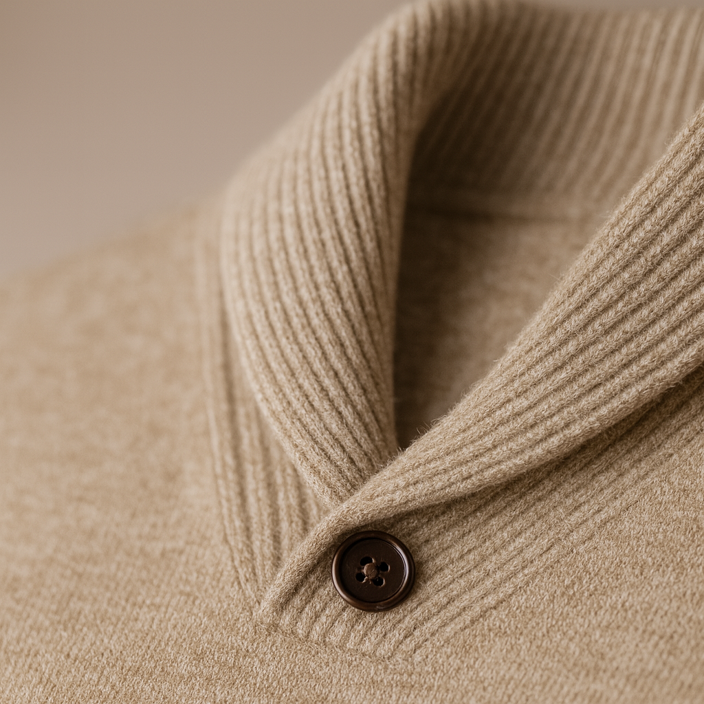 Men's Shawl Collar Sweater