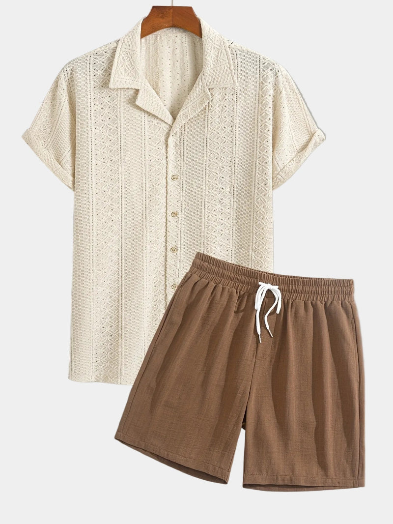 Men's Shirt and Shorts Set