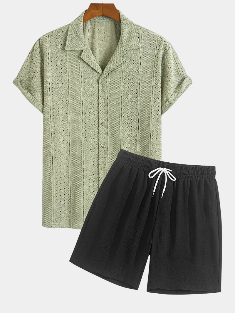 Men's Shirt and Shorts Set