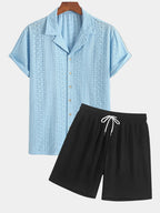 Men's Shirt and Shorts Set