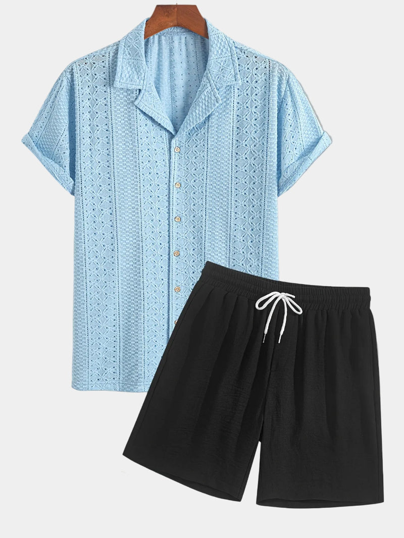 Men's Shirt and Shorts Set