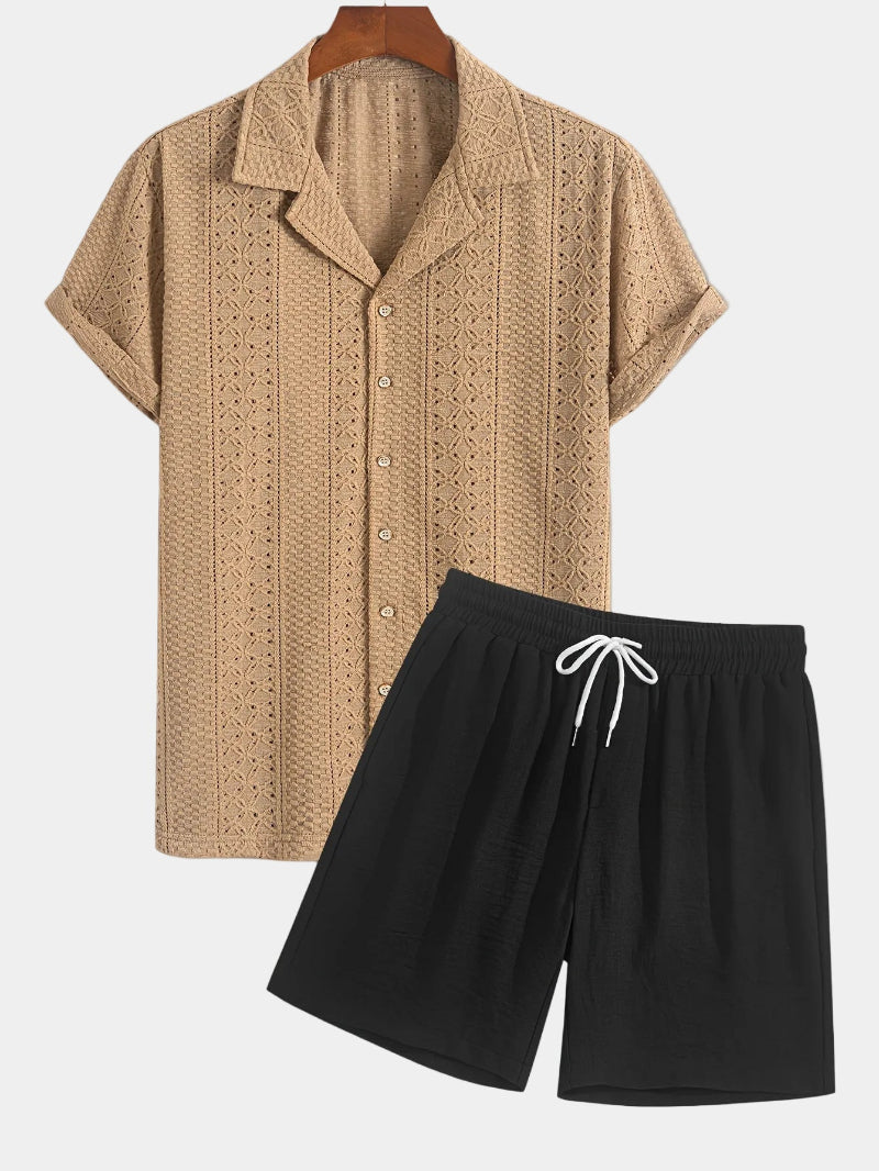 Men's Shirt and Shorts Set