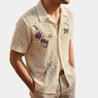Men's Short Sleeve Button-Up Shirt