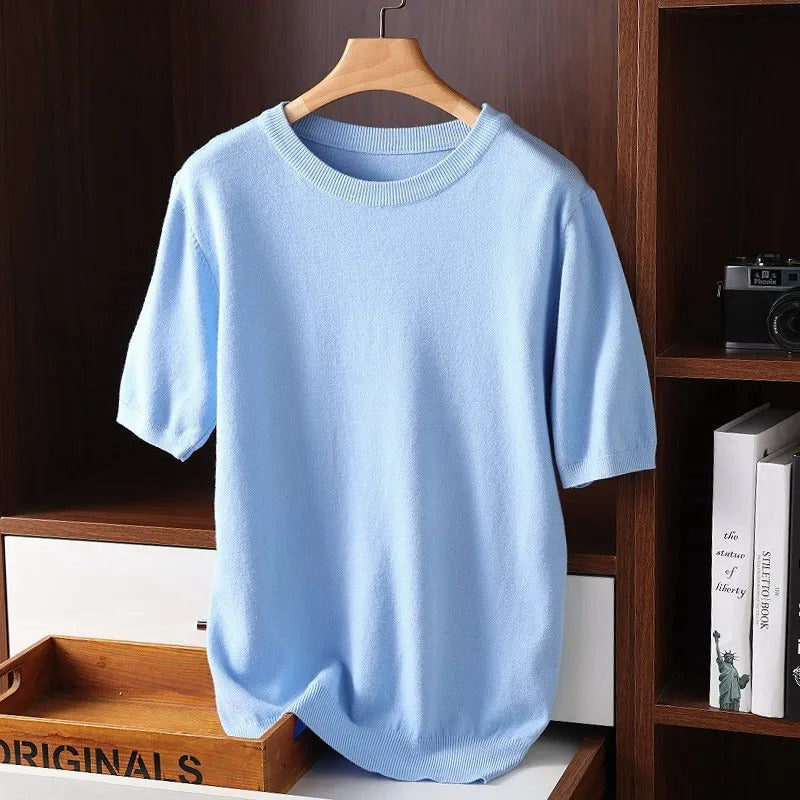 Men's Short Sleeve Knit T-Shirt