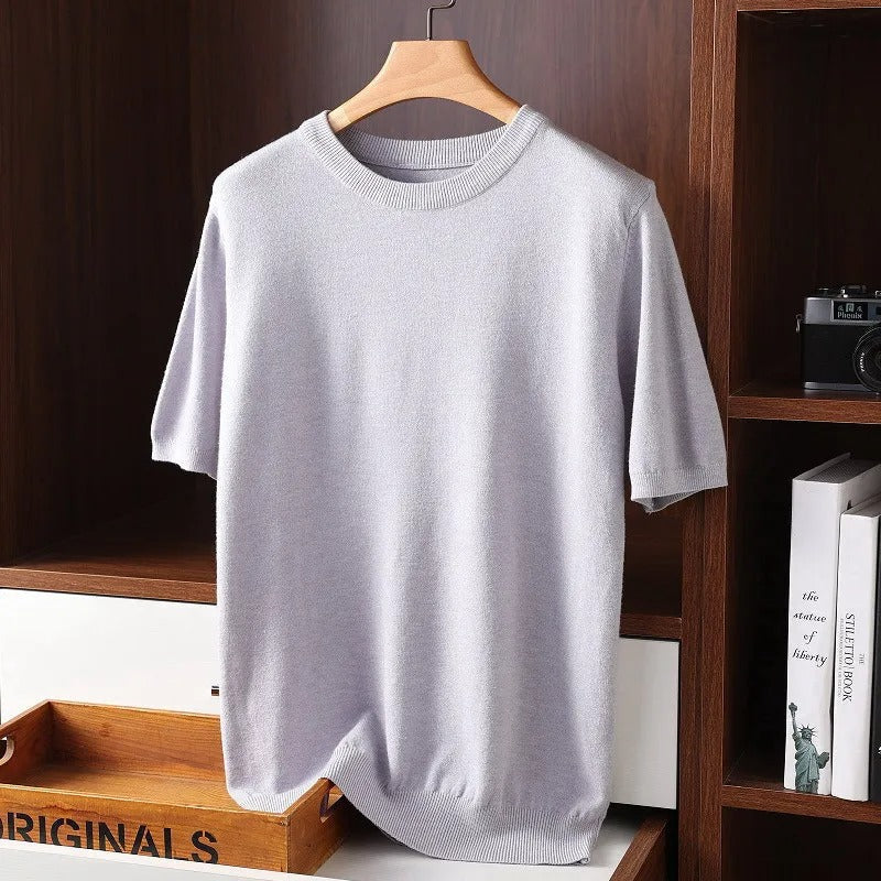 Men's Short Sleeve Knit T-Shirt