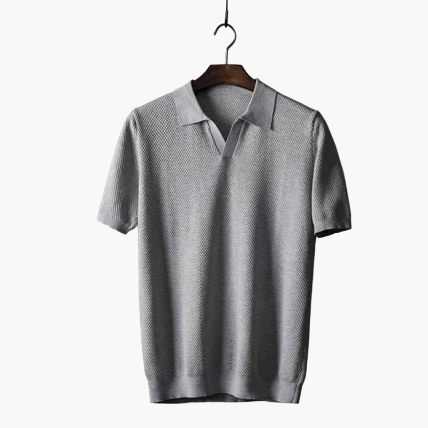 Men's Short Sleeve Polo and Cargo Shorts Set