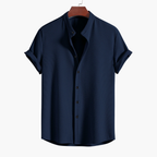 Men's Short Sleeve Shirt and Cargo Shorts Set