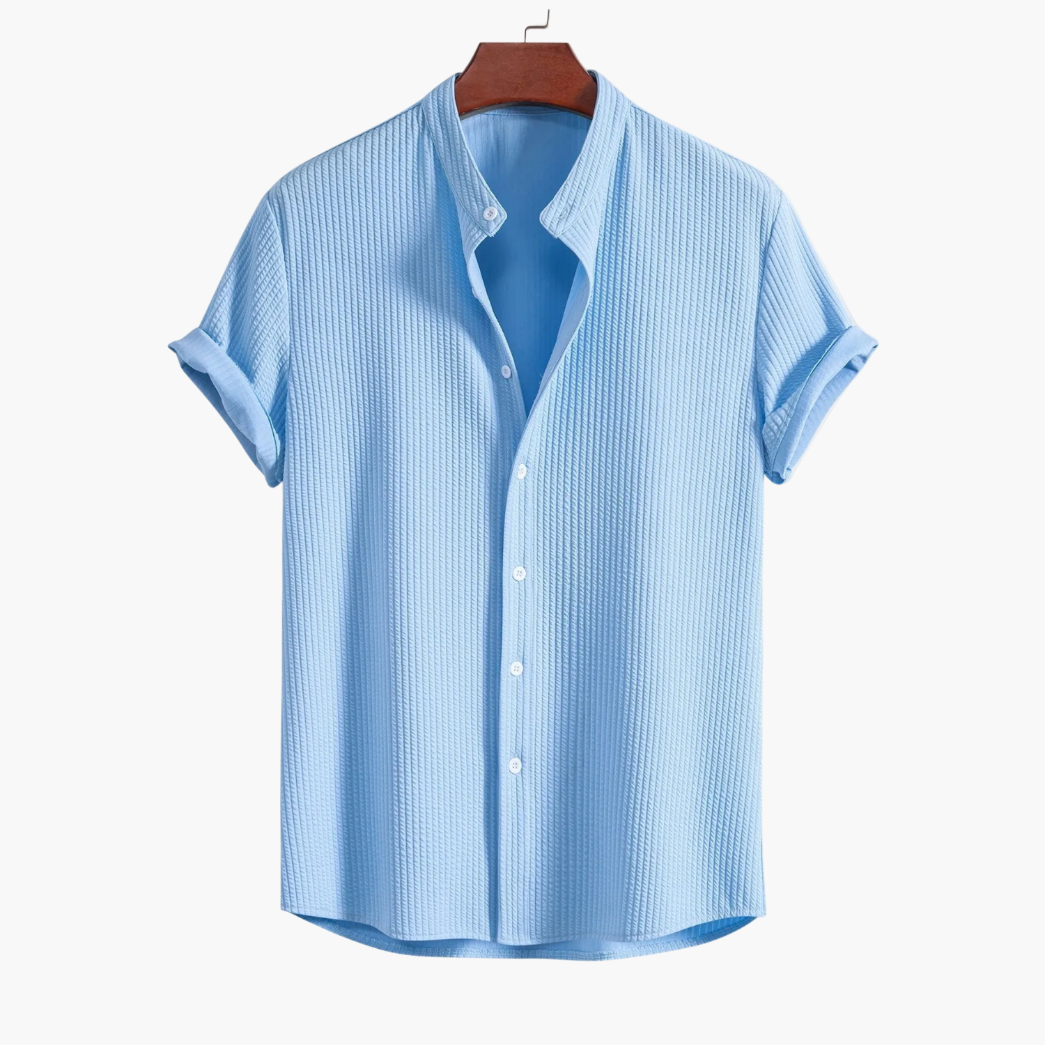 Men's Short Sleeve Shirt and Cargo Shorts Set