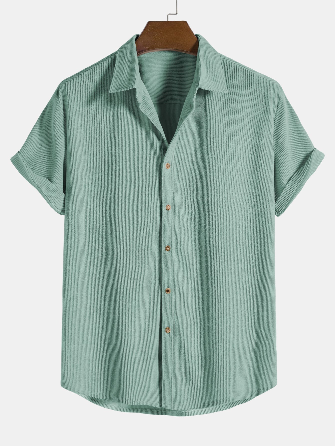 Men's Short Sleeve Textured Shirt