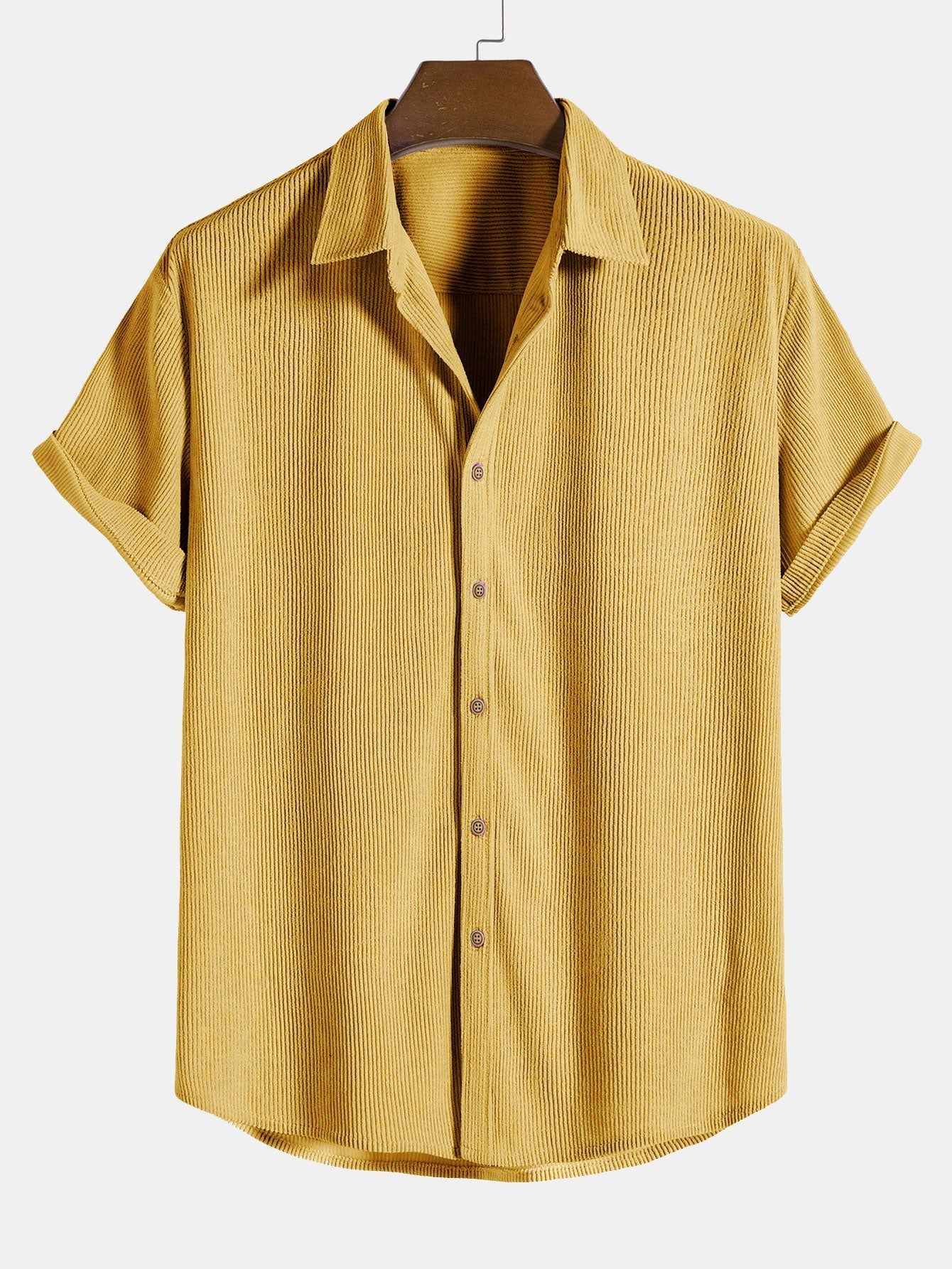Men's Short Sleeve Textured Shirt