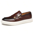 Men's Side Buckle Loafers