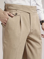 Men's Side Tab Pleated Pants