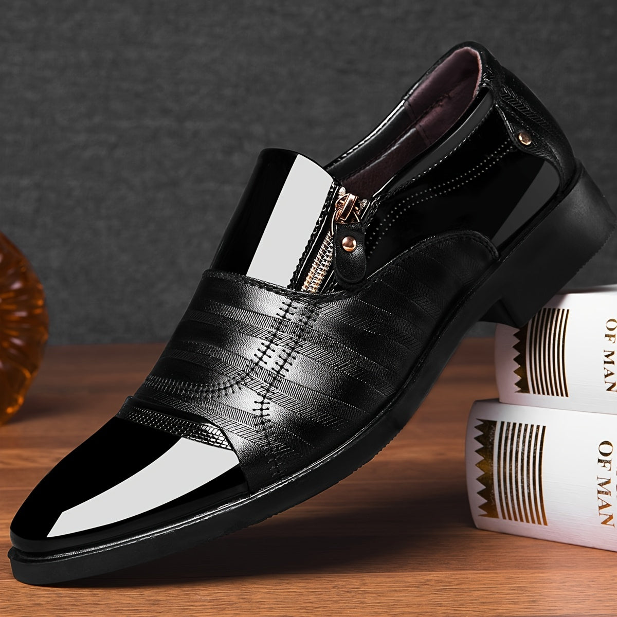 Men's Side-Zip Dress Shoes