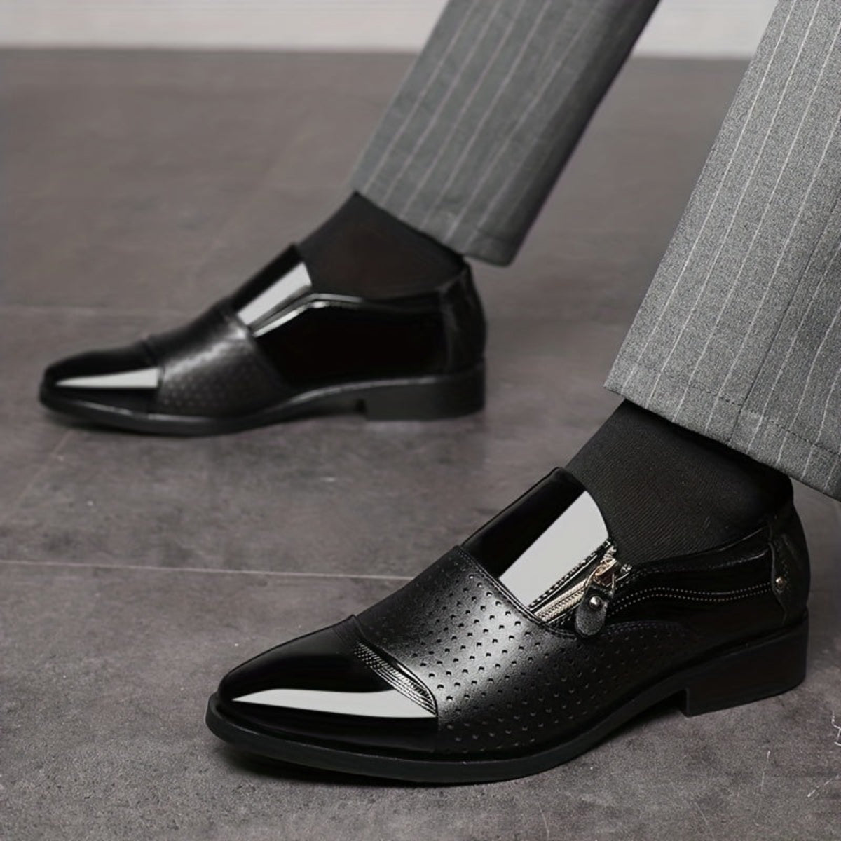 Men's Side-Zip Dress Shoes