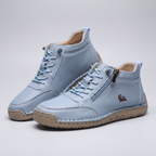 Men's Side-Zip High-Top Sneakers