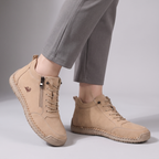 Men's Side-Zip High-Top Sneakers